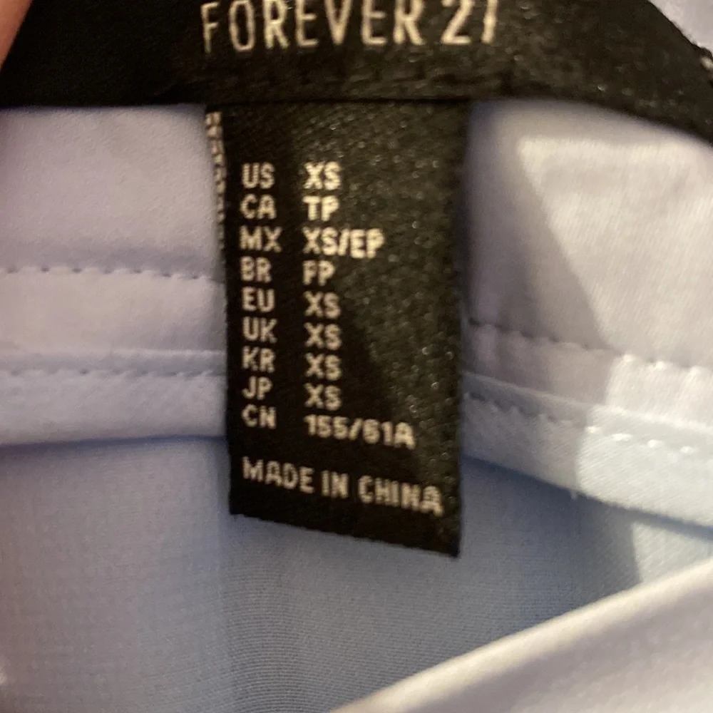 Baby Blue Pleated Skirt - Picture 4 of 6